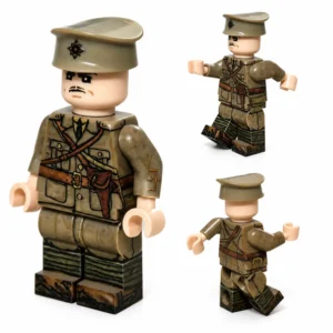British Officer (Platoon Commander) Battle of the Somme WWI - Custom Printed Brick Block Figure British Officer (platoon Commander) Battle Of The Somme Wwi Custom Printed Brick Block Figure