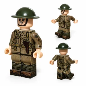 British Volunteer NCO (Corporal) Battle of the Somme WWI - Custom Printed Brick Block Figure British Volunteer Nco (corporal) Battle Of The Somme Wwi Custom Printed Brick Block Figure