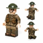 British Volunteer Soldier Battle of the Somme WWI - Custom Printed Brick Block Figure