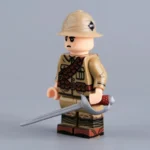 British Warwickshire Yeomanry Cavalry (Sword Pose) WWI – Custom Printed Brick Block Figure