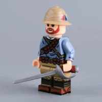 British Westminster Dragoons (Sword Pose) WWI – Custom Printed Brick Block Figure British Westminster Dragoons (sword Pose) Wwi – Custom Printed Brick Block Figure