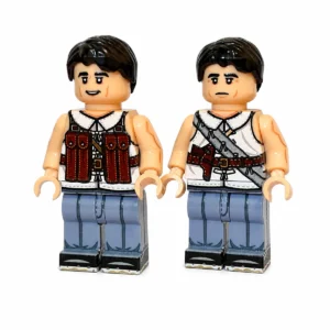 Chinese Anti-Japanese War Forces (Blue-Grey Uniforms) - Custom Printed Brick Block Figure Chinese Anti Japanese War Forces (blue Grey Uniforms) Custom Printed Brick Block Figure