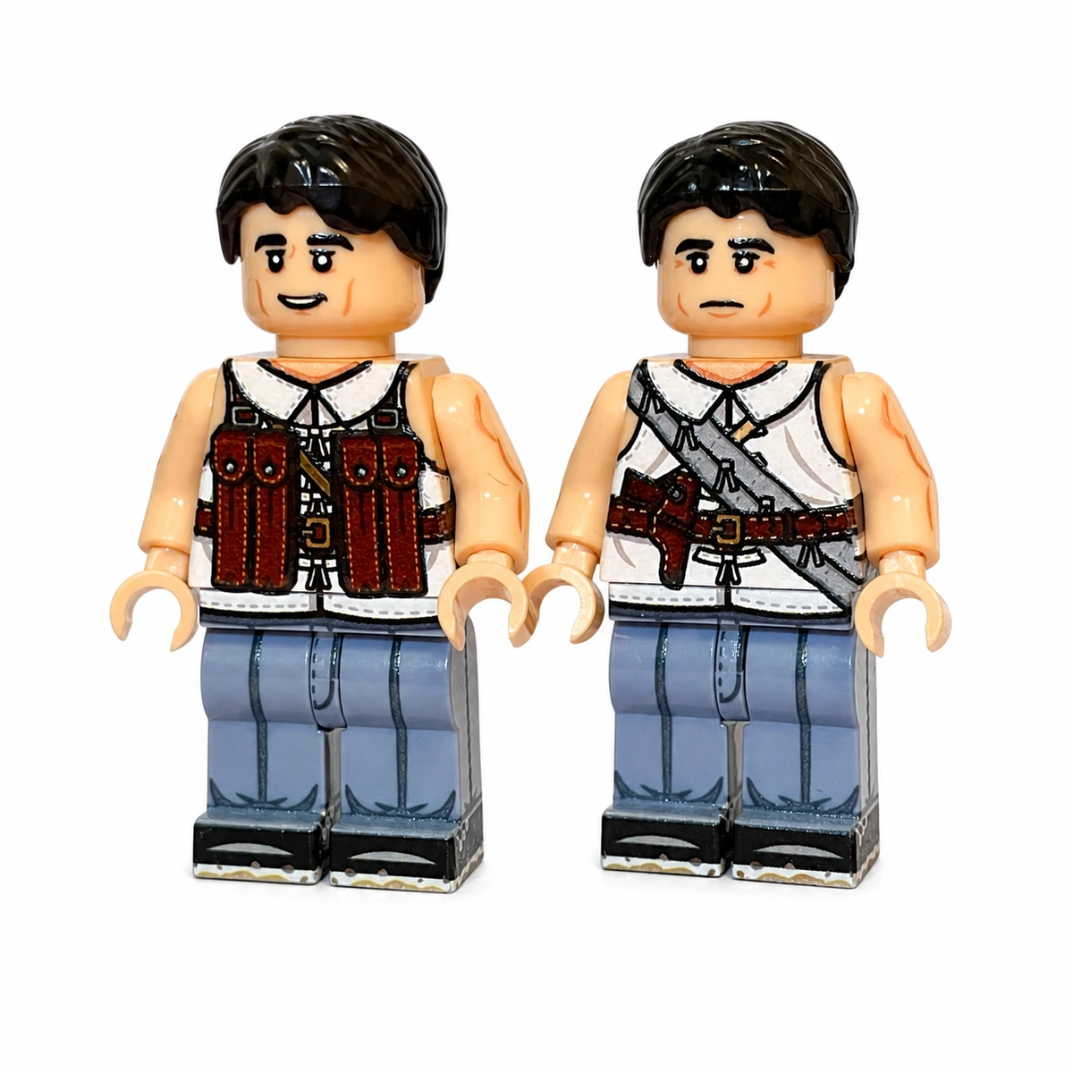 Chinese Anti-Japanese War Forces (Blue-Grey Uniforms) - Custom Printed Brick Block Figure Chinese Anti Japanese War Forces (blue Grey Uniforms) Custom Printed Brick Block Figure