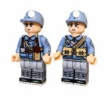 Chinese Eighth Route Army of Justice Behind Enemy Lines (Heavy Weapons Specialists) WWII - Custom Printed Brick Block Figure
