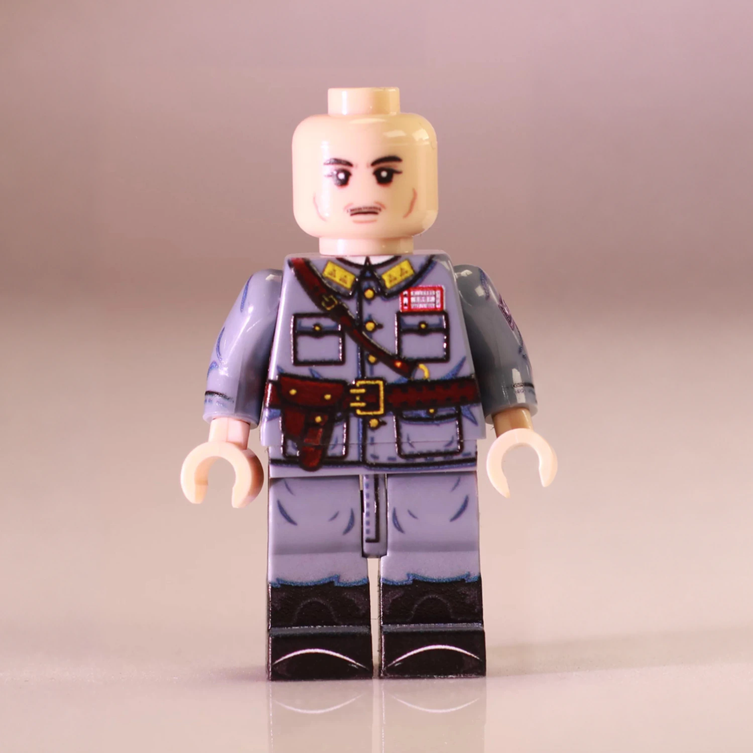 Chinese General Wang Mingzhang Second Sino-Japanese War Front View – Custom Printed Brick Block Figure Chinese General Wang Mingzhang Second Sino Japanese War Front View – Custom Printed Brick Block Figure