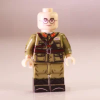 Chinese Officer Yao Ziqing Second Sino Japanese War Front View – Custom Printed Brick Block Figure