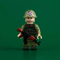 Chinese PLA Rifleman (Beard and Helmet Badge, Rifle Pose) Vietnam War 1985 – Custom Printed Brick Block Figure Chinese Pla Rifleman (beard And Helmet Badge, Rifle Pose) Vietnam War 1985 – Custom Printed Brick Block Figure