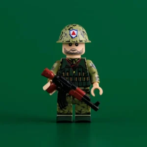 Chinese PLA Rifleman (Beard and Helmet Badge, Rifle Pose) Vietnam War 1985 – Custom Printed Brick Block Figure Chinese Pla Rifleman (beard And Helmet Badge, Rifle Pose) Vietnam War 1985 – Custom Printed Brick Block Figure