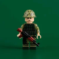 Chinese PLA Rifleman (Green Ammunition Vest, Rifle Pose) Vietnam War 1985 – Custom Printed Brick Block Figure Chinese Pla Rifleman (green Ammunition Vest, Rifle Pose) Vietnam War 1985 – Custom Printed Brick Block Figure