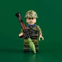 Chinese PLA Rocket Launcher Soldier (Blue Collar, Rocket Launcher Pose) Vietnam War 1985 – Custom Printed Brick Block Figure Chinese Pla Rocket Launcher Soldier (blue Collar, Rocket Launcher Pose) Vietnam War 1985 – Custom Printed Brick Block Figure