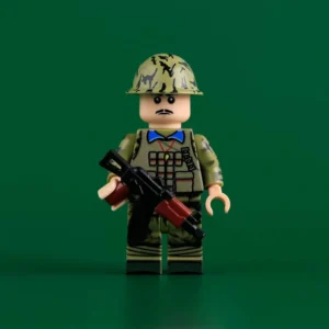 Chinese PLA Soldier (Moustache and Tan Vest, Armed Pose) Vietnam War 1985 – Custom Printed Brick Block Figure Chinese Pla Soldier (moustache And Tan Vest, Armed Pose) Vietnam War 1985 – Custom Printed Brick Block Figure