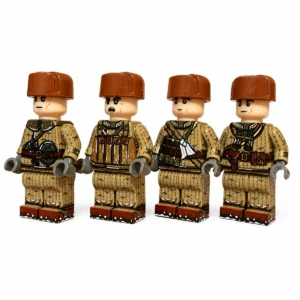 Chinese PVA Winter Squad Korean War - Custom Printed Brick Block Figure Chinese Pva Winter Squad Korean War Custom Printed Brick Block Figure