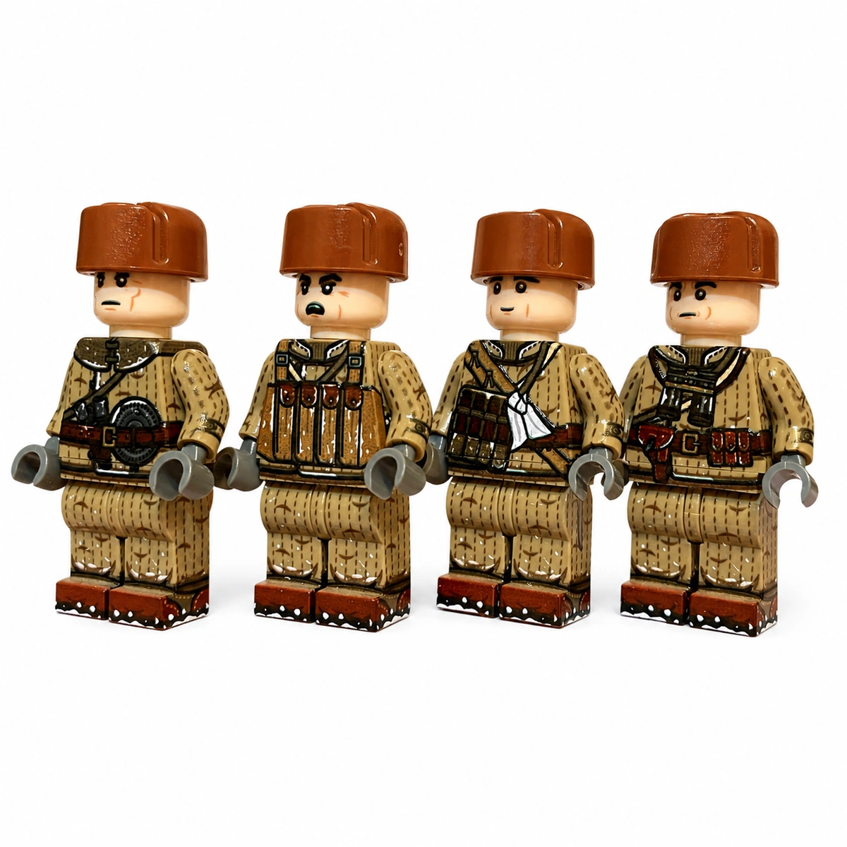 Chinese PVA Winter Squad Korean War - Custom Printed Brick Block Figure Chinese Pva Winter Squad Korean War Custom Printed Brick Block Figure