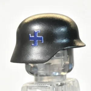 Finnish Military Combat Helmet (Stahlhelm Style) - Custom 3D Printed Miniature Accessory Parts Pieces for Brick Block Figures Finnish Military Combat Helmet (stahlhelm Style) Custom 3d Printed Miniature Accessory Parts Pieces For Brick Block Figures