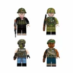 Vietnam War Infantry Infantrymans - Custom Printed Brick Block Figure