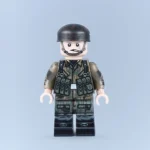 German Air Force Camouflage Paratrooper WWII - Custom Printed Brick Block Figure