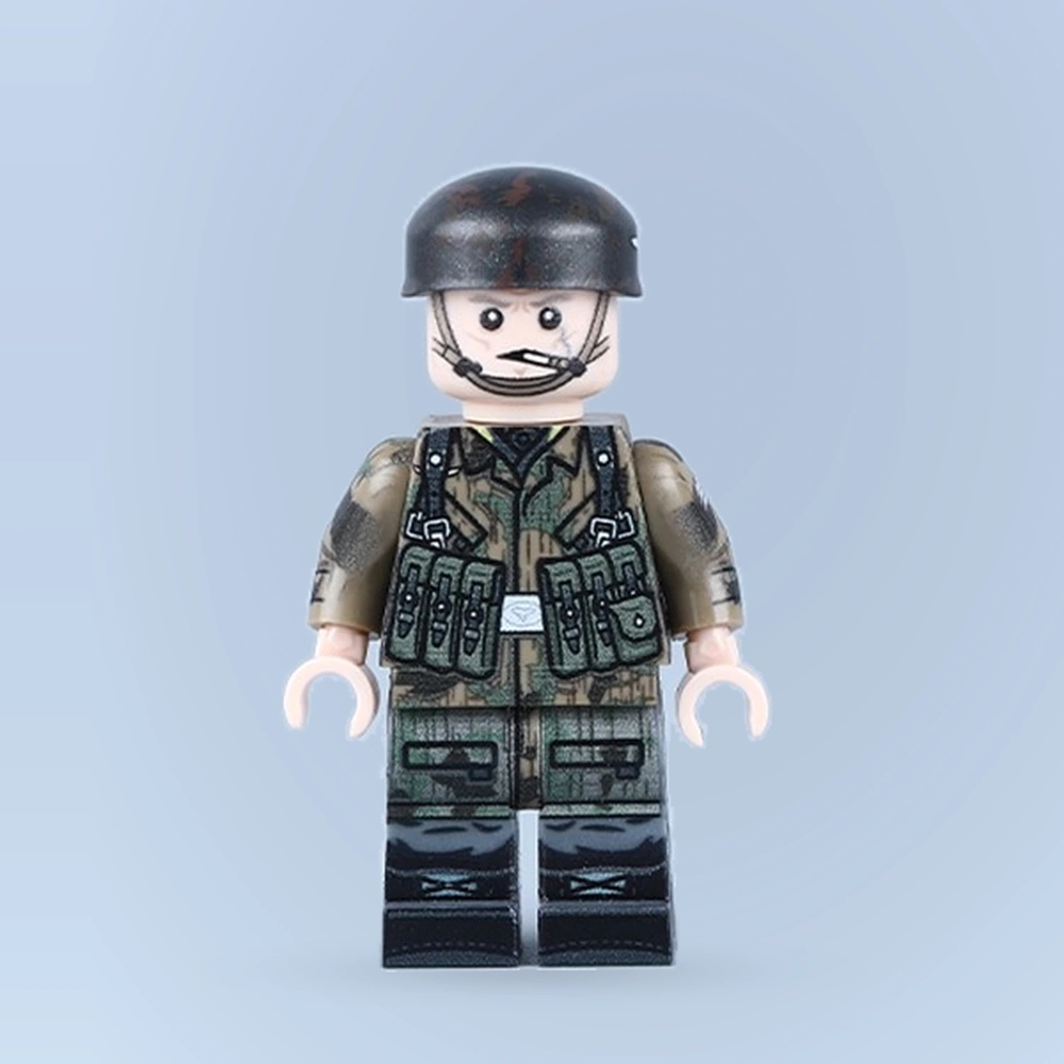 German Air Force Camouflage Paratrooper - Custom Printe German Air Force Camouflage Paratrooper Custom Printe
