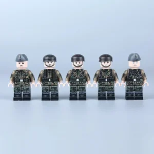 German Air Force Camouflage Paratrooper Squad - Custom Printed Brick Block Figure German Air Force Camouflage Paratrooper Squad Custom Printed Brick Block Figure