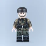 German Air Force Camouflage Paratrooper (Standard Rifleman) WWII - Custom Printed Brick Block Figure