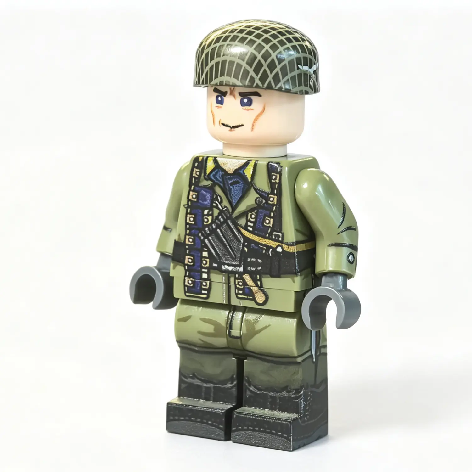 German Fallschirmjäger (Paratrooper) Fortress Assault Rifleman (Kar98k) Battle of France WWII - Custom Printed Brick Block Figure German Fallschirmjäger (paratrooper) Fortress Assault Rifleman (kar98k) Battle Of France Wwii Custom Printed Brick Block Figure