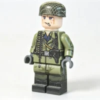 German Fallschirmjäger (Paratrooper) Fortress Machine Gun Assaulter Battle of France WWII - Custom Printed Brick Block Figure German Fallschirmjäger (paratrooper) Fortress Machine Gun Assaulter Battle Of France Wwii Custom Printed Brick Block Figure