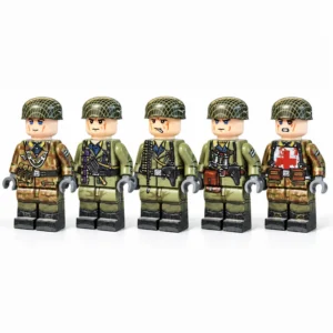 German Fallschirmjäger (Paratrooper) Squad WWII - Custom Printed Brick Block Figure German Fallschirmjäger (paratrooper) Squad Wwii Custom Printed Brick Block Figure