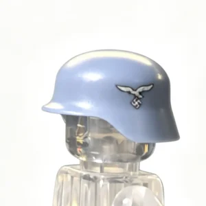 German Luftwaffe Combat Helmet (Stahlhelm Style) WWII - Custom 3D Printed Miniature Accessory Parts Pieces for Brick Block Figures German Luftwaffe Combat Helmet (stahlhelm Style) Wwii Custom 3d Printed Miniature Accessory Parts Pieces For Brick Block Figures