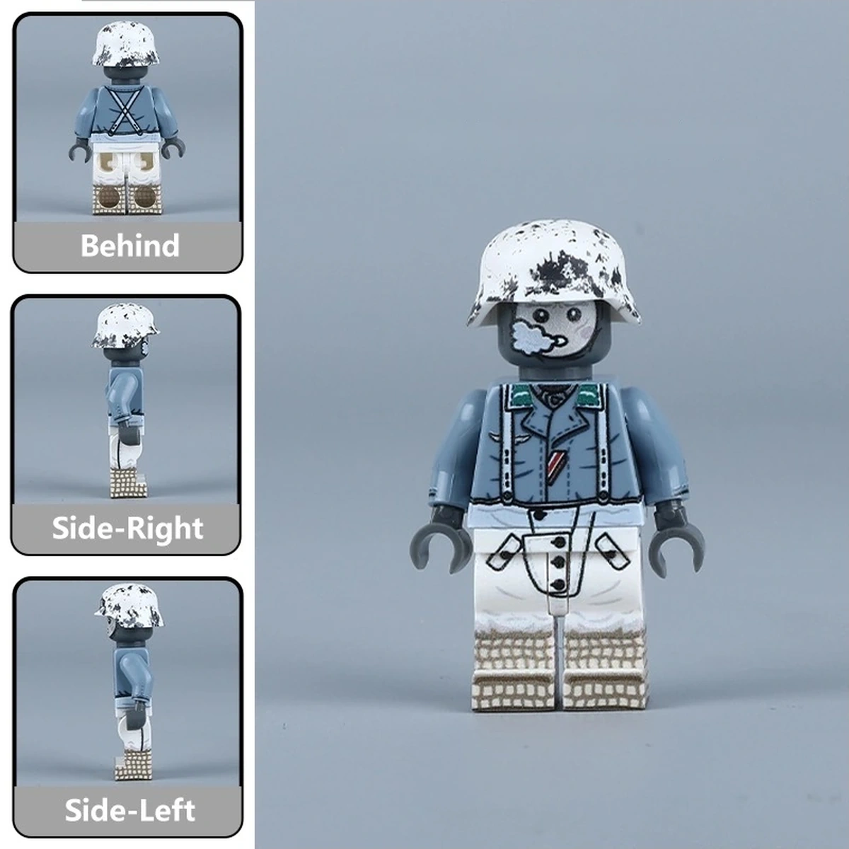 German Luftwaffe Field Division Soldier Eastern Front Winter Combat WWII - Custom Printed Brick Block Figure German Luftwaffe Field Division Soldier Eastern Front Winter Combat Wwii Custom Printed Brick Block Figure