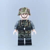 German Luftwaffe Field Division Soldier (Zeltbahn Camouflage Poncho) WWII - Custom Printed Brick Block Figure German Luftwaffe Field Division Soldier (zeltbahn Camouflage Poncho) Wwii Custom Printed Brick Block Figure
