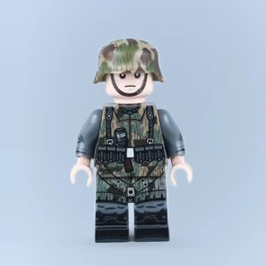 German Luftwaffe Field Division Soldier (Zeltbahn Camouflage Poncho) WWII - Custom Printed Brick Block Figure German Luftwaffe Field Division Soldier (zeltbahn Camouflage Poncho) Wwii Custom Printed Brick Block Figure