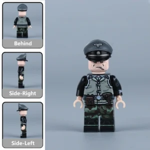 German Luftwaffe Panzer Officer - Hermann Göring Division (Italian Camouflage) WWII - Custom Printed Brick Block Figure German Luftwaffe Panzer Officer Hermann Göring Division (italian Camouflage) Wwii Custom Printed Brick Block Figure
