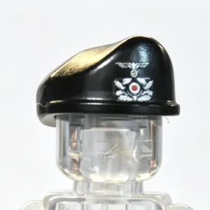 German Panzer Crew Beret (Schutzmütze Style) - Custom 3D Printed Miniature Accessory Parts Pieces for Brick Block Figures German Panzer Crew Beret (schutzmütze Style) Custom 3d Printed Miniature Accessory Parts Pieces For Brick Block Figures