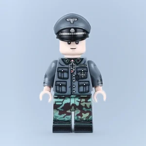 German Prinz Eugen Mountain Division Commander WWII - Custom Printed Brick Block Figure German Prinz Eugen Mountain Division Commander Wwii Custom Printed Brick Block Figure