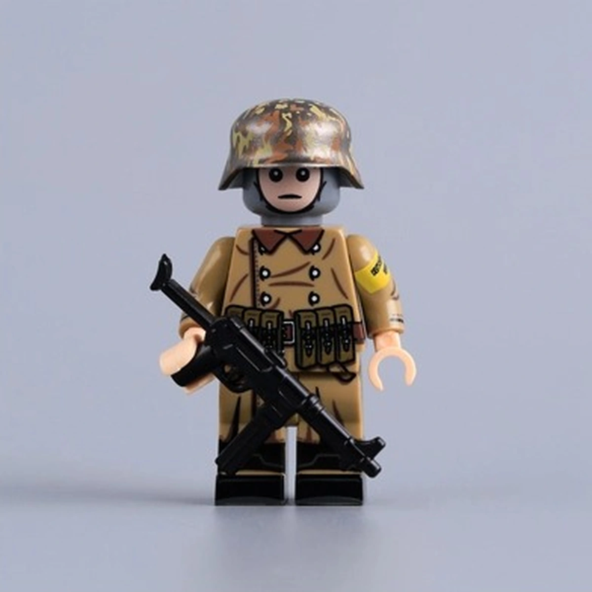 German Volkssturm (Peoples Storm) Militiaman with MP40 (Brown Overcoat) WWII - Custom Printed Brick Block Figure German Volkssturm (peoples Storm) Militiaman With Mp40 (brown Overcoat) Wwii Custom Printed Brick Block Figure