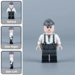 German Wehrmacht General (Gerhard von Schwerin) Summer Shirt & Suspenders WWII - Custom Printed Brick Block Figure