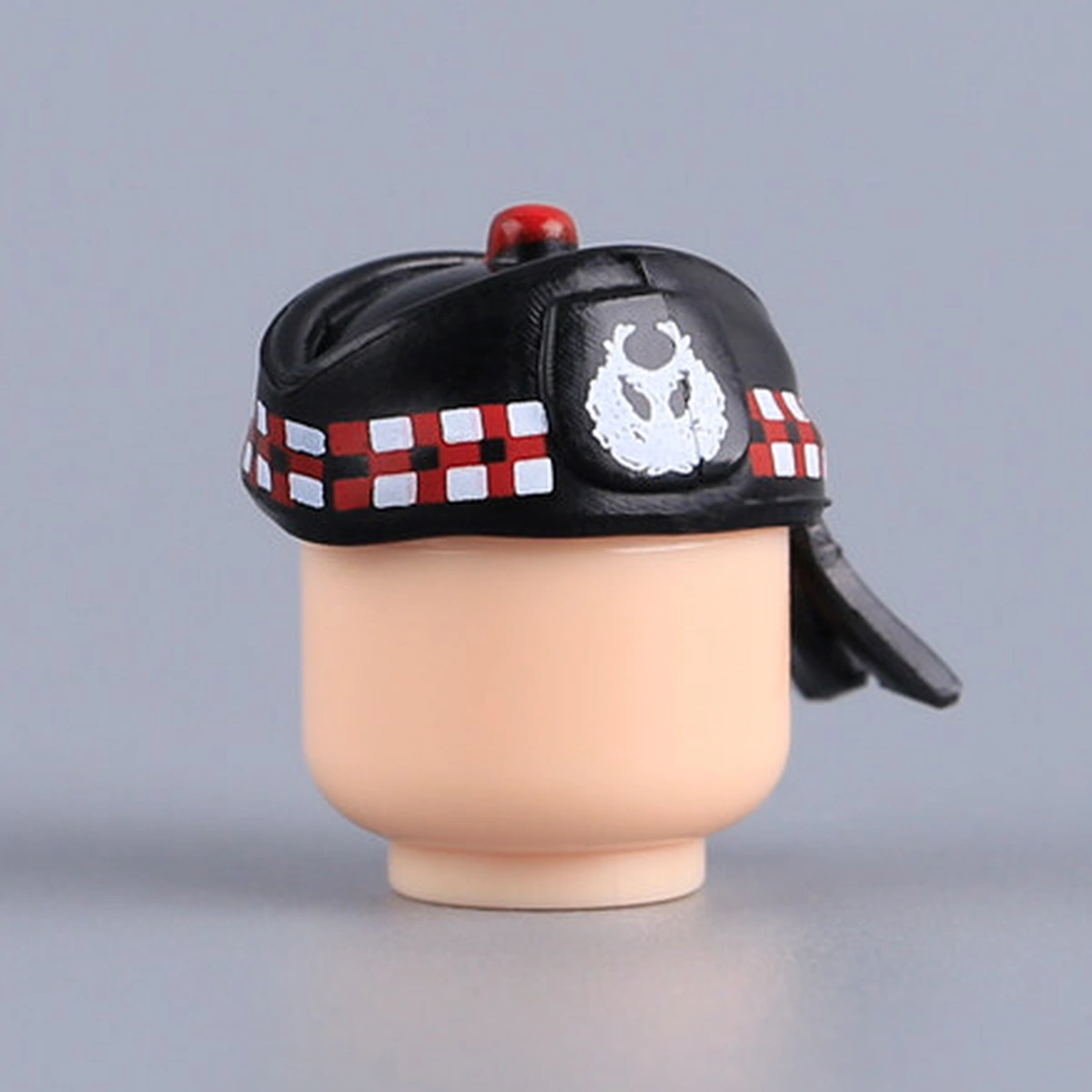 Gordon Highlanders Regimental Bonnet (Diced Band) - Custom 3D Printed Miniature Accessory Parts Pieces for Brick Block Figures Gordon Highlanders Regimental Bonnet (diced Band) Custom 3d Printed Miniature Accessory Parts Pieces For Brick Block Figures