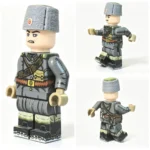 Imperial Russian Army Winter Heavy Machine Gunner (with Papakha Hat) WWI - Custom Printed Brick Block Figure
