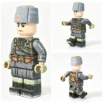 Imperial Russian Army Winter Infantry Private (with Papakha Hat) WWI - Custom Printed Brick Block Figure