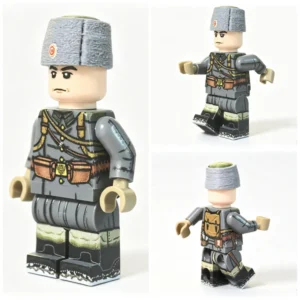 Imperial Russian Army Winter Infantry Private d (with Papakha Hat) WWI - Custom Printed Brick Block Figure Imperial Russian Army Winter Infantry Private D (with Papakha Hat) Wwi Custom Printed Brick Block Figure