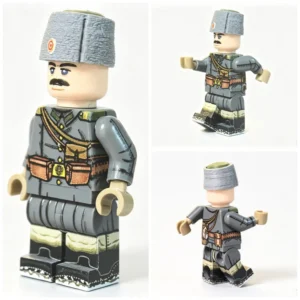 Imperial Russian Army Winter Infantry Private (with Papakha Hat) WWI - Custom Printed Brick Block Figure Imperial Russian Army Winter Infantry Private (with Papakha Hat) Wwi Custom Printed Brick Block Figure