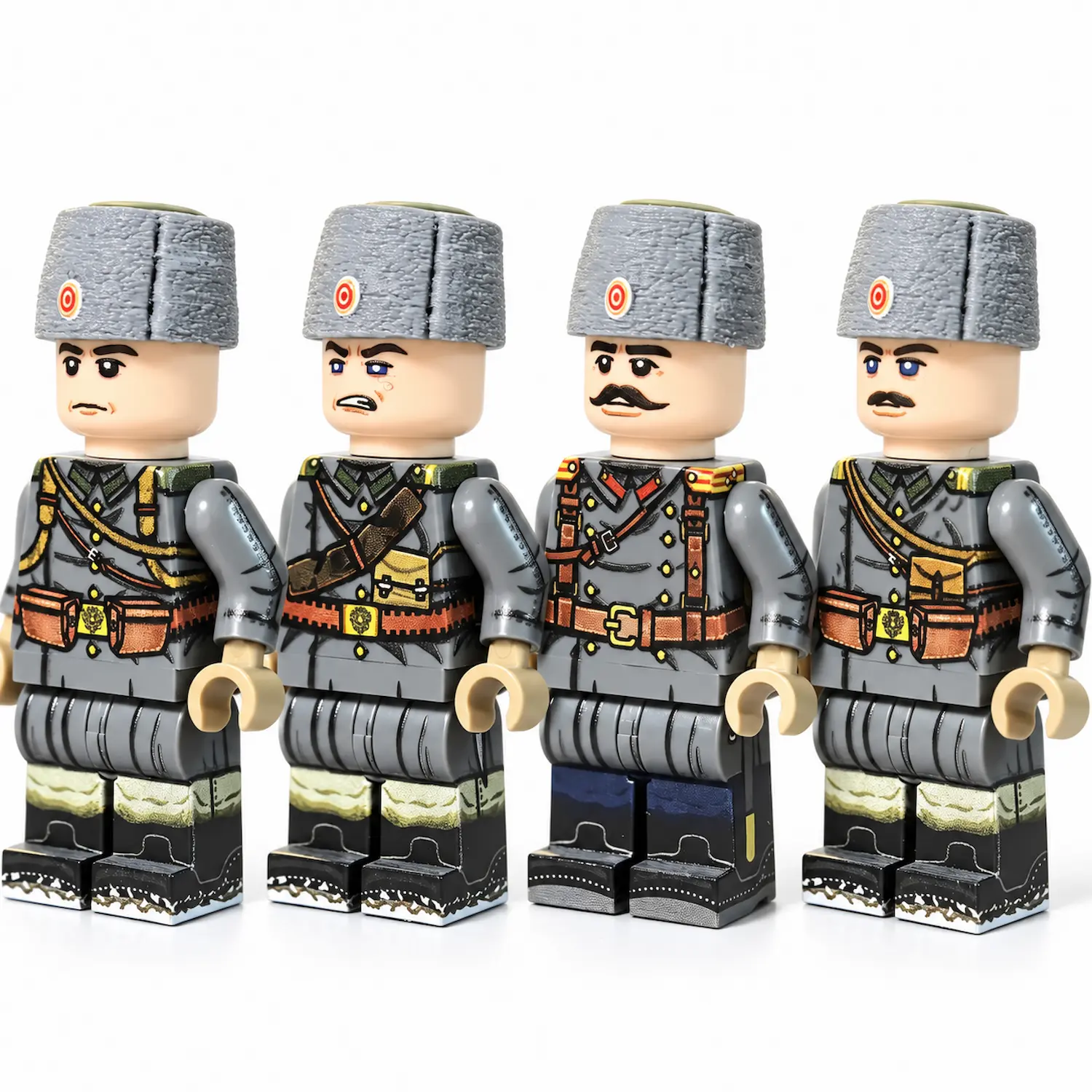 Imperial Russian Winter Squad WWI - Custom Printed Brick Block Figure Imperial Russian Winter Squad Wwi Custom Printed Brick Block Figure