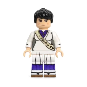 Japanese Woman (White Apron and Purple Kimono) Early Showa Era Front View – Custom Printed Brick Block Figure Japanese Woman (white Apron And Purple Kimono) Early Showa Era Front View – Custom Printed Brick Block Figure