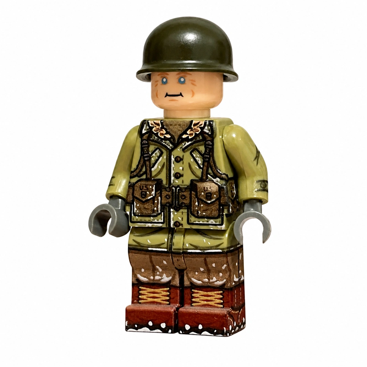 Korean War US Forces Winter Rifleman (with M1923 Cartridge Belt) - Custom Printed Brick Block Figure Korean War Us Forces Winter Rifleman (with M1923 Cartridge Belt) Custom Printed Brick Block Figure