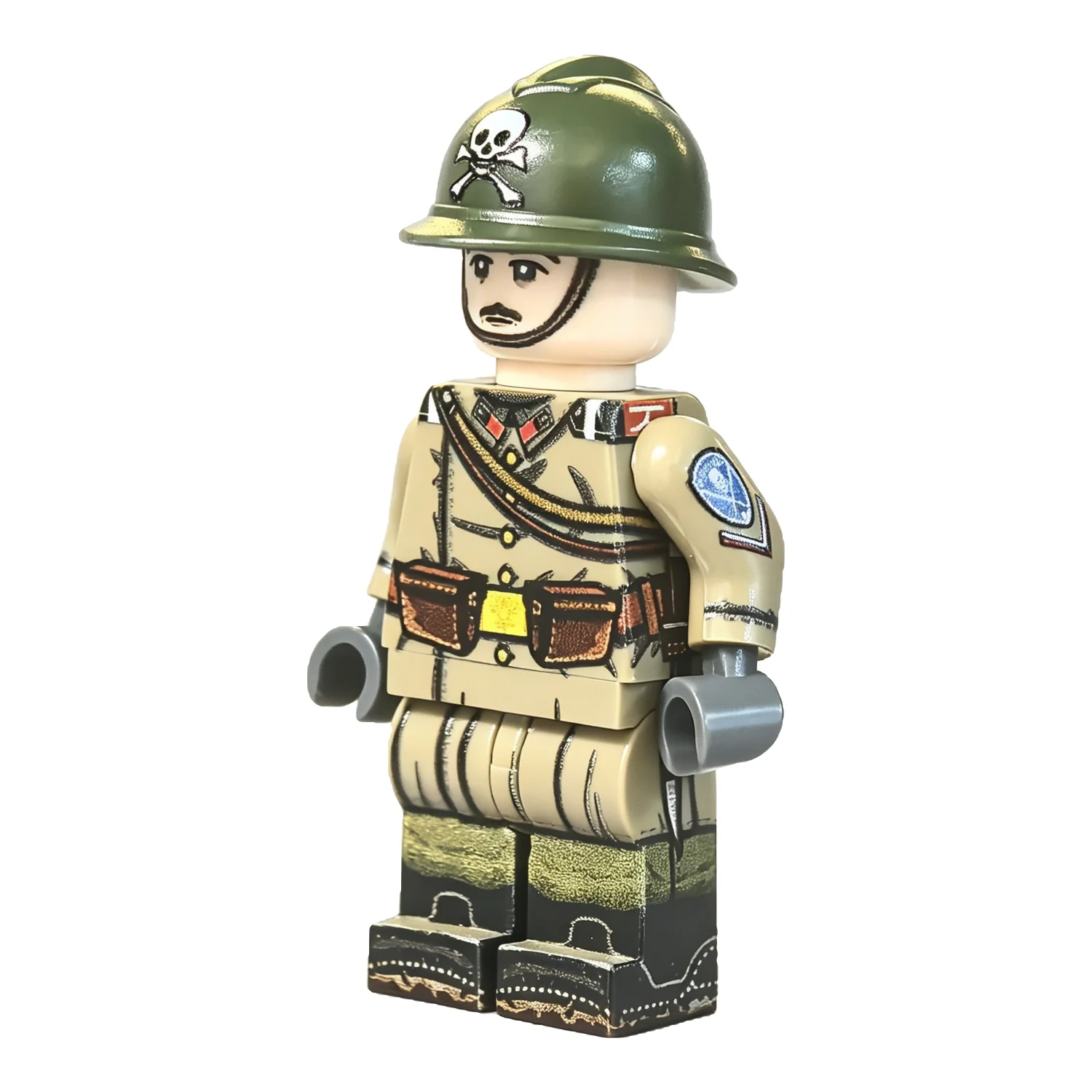 Kornilov Shock Regiment Infantryman Russian Civil War Standing View – Custom Printed Brick Block Figure Kornilov Shock Regiment Infantryman Russian Civil War Standing View – Custom Printed Brick Block Figure