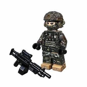 Modern PAP (Peoples Armed Police) Embassy Protection Operator Iraq Deployment (Style A with Heavy LMG) - Custom Printed Brick Block Figure Modern Pap (peoples Armed Police) Embassy Protection Operator Iraq Deployment (style A With Heavy Lmg) Custom Printed Brick Block Figure