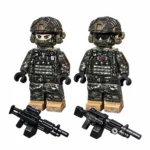Modern PAP (People's Armed Police) Embassy Protection Operator Squad Iraq Deployment - Custom Printed Brick Block Figure
