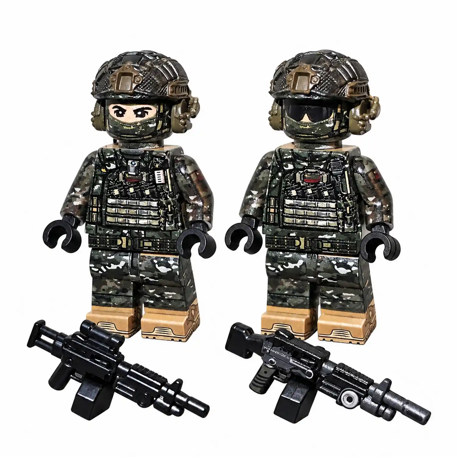 Modern PAP (Peoples Armed Police) Embassy Protection Operator Squad Iraq Deployment - Custom Printed Brick Block Figure Modern Pap (peoples Armed Police) Embassy Protection Operator Squad Iraq Deployment Custom Printed Brick Block Figure
