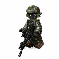 Modern PLA Macao Garrison Special Operator (with Fully Equipped M4 Assault Rifle) - Custom Printed Brick Block Figure 4 Modern Pla Macao Garrison Special Operator (with Fully Equipped M4 Assault Rifle) Custom Printed Brick Block Figure 4