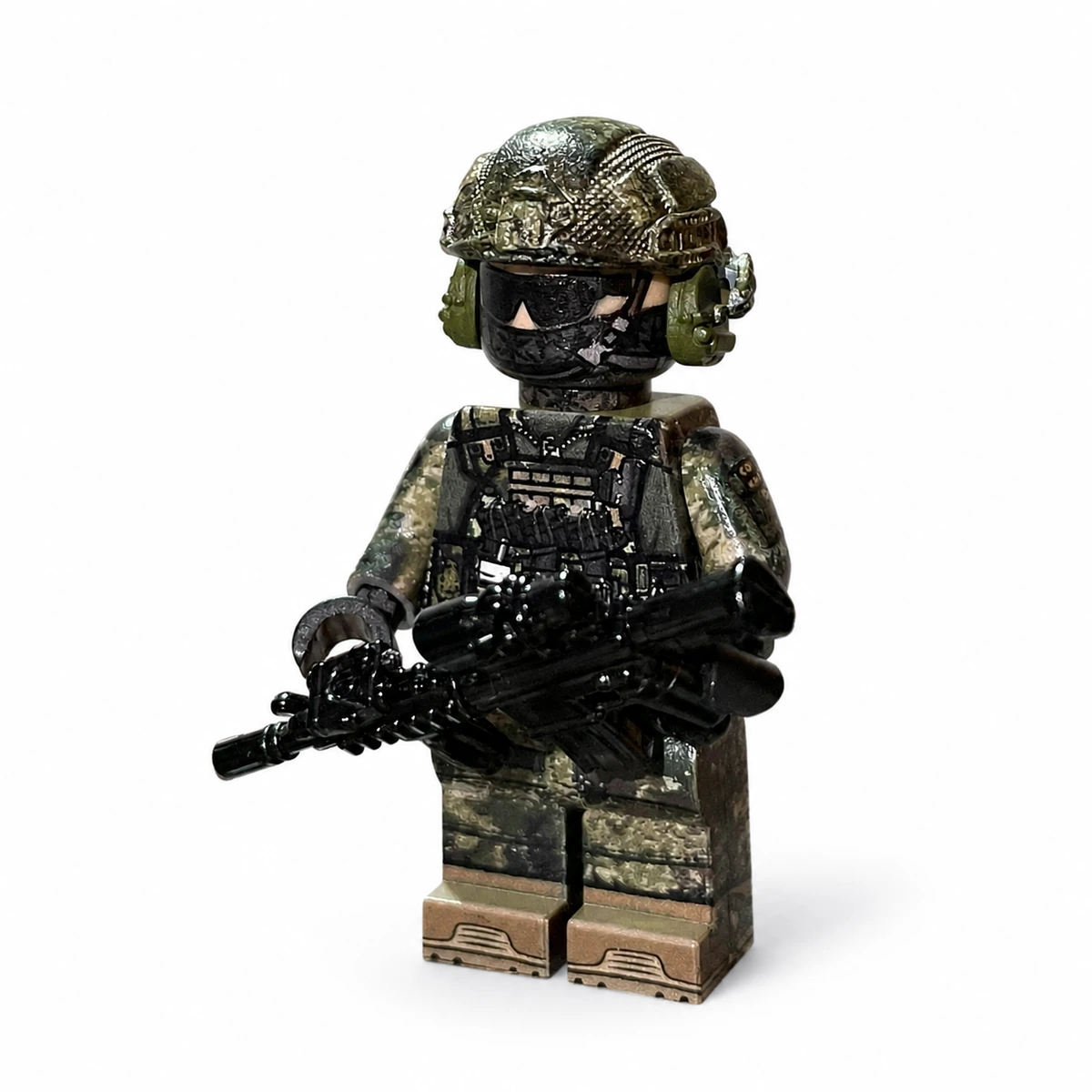 Modern PLA Macao Garrison Special Operator (with Fully Equipped M4 Assault Rifle) - Custom Printed Brick Block Figure Modern Pla Macao Garrison Special Operator (with Fully Equipped M4 Assault Rifle) Custom Printed Brick Block Figure