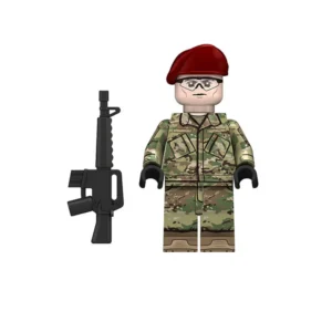 Modern US Army Airborne Soldier (Scorpion OCP Camouflage) - Custom Printed Brick Block Figure Modern Us Army Airborne Soldier (scorpion Ocp Camouflage) Custom Printed Brick Block Figure